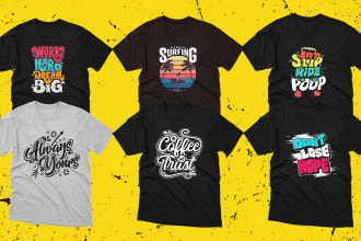 design  trendy typography t shirt design and graphic t shirt