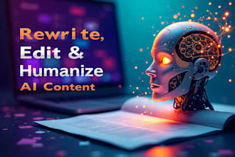 rewrite edit and humanize your ai blog article and content