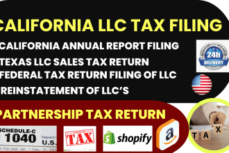 file california llc annual tax return to state and irs