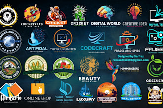 do 3d unique and modren logo design for your business