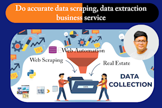do accurate data scraping, data extraction business service