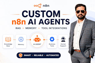 build custom n8n ai agents with rag memory and tool integrations