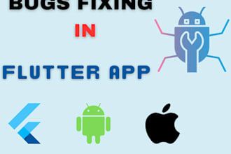 fix bugs, errors in flutter app, flutter bug fix, flutter fix