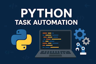 build custom python bots or automations for your business
