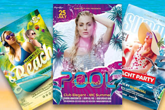 design a professional flyers and posts for you