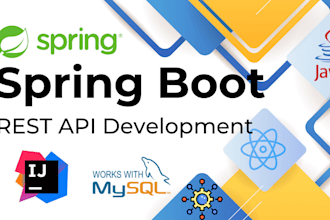 create java spring boot applications, restful apis, and microservices