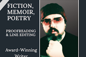 proofread and line edit your book manuscript