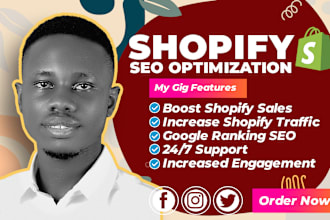 optimize shopify store SEO for top google search results, boost organic traffic
