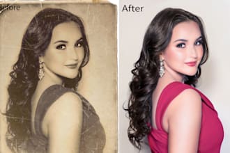 restore old photos for you