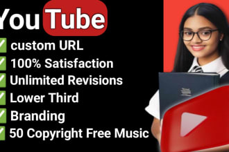 create youtube channel with logo, SEO, art, intro, and outer
