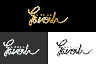 design creative handwritten signature logo