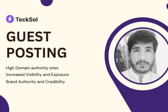 do SEO guest posts on real websites through blogger outreach