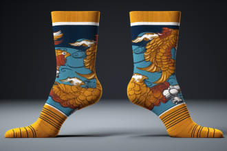 create a unique socks design for your brand