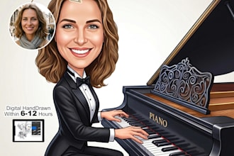 create custom professional caricatures for any profession