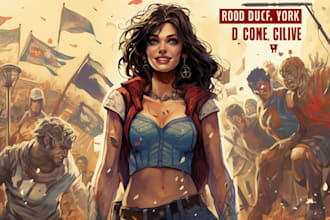 do  comic book and custom illustration