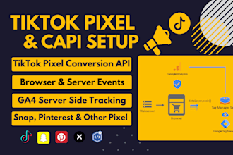 do setup tiktok pixel, pixel event, conversion API, server side tracking via GTM