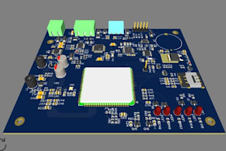 design pcb layout with schematics, gerber an
