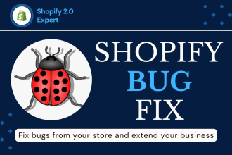 fix shopify bugs including HTML, CSS, javascript, and liquid