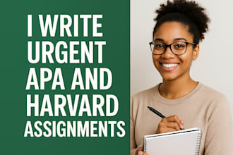 write urgent apa and harvard assignments