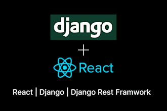 develop react and django web applications