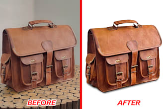 do product manipulation and product retouching