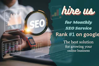 do monthly local SEO service for google top rankings