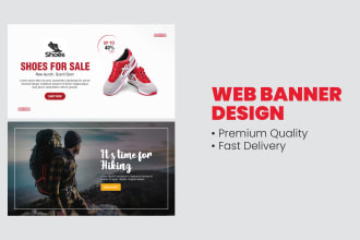 design creative animated web banners for your business