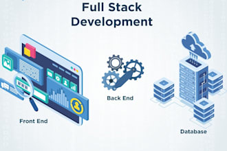 be your full stack web developer create portfolio or  business websites