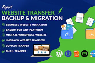 backup, transfer, migrate your website in 4 hours