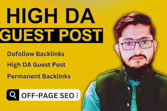 do high da SEO guest post with dofollow backlinks
