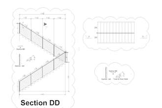 handrail, guardrail and ramp design 2d design, 3d modeling