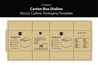 create carton box, cardboard box, kraft box, shipping box, any custom box design
