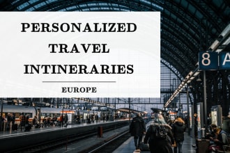 plan a personalized travel itinerary across europe