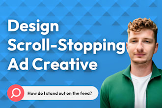 produce ad creative and graphics for display ads and social ads
