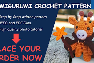 write a crochet pattern for amigurumi toys