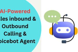 develop outbound and inbound calling and voice bot for sales, lead generation