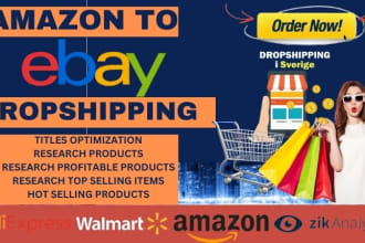 do amazon to ebay dropshipping listings
