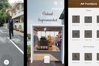 augmented reality app or augmented business stores