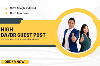 write and publish high da guest post with dofollow backlink for google raking