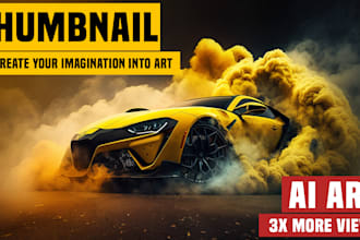 create stunning youtube thumbnails and and enhance it with ai