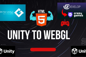create webgl games, HTML5 games, publish unity webgl games