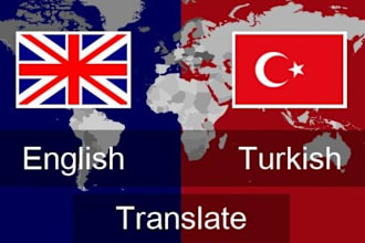 translate english turkish videos and documents for you