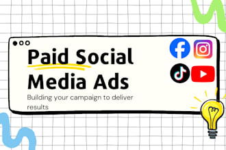 implement your paid social ads facebook, instagram, youtube, tiktok