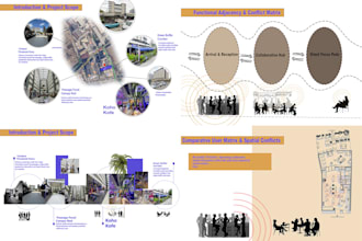 create poster, architectural board, portfolio or album