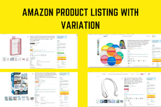 create your amazon listing variation or parent listing