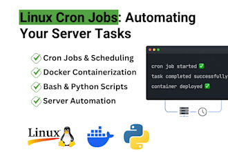 automate linux servers, docker containers, devops workflows