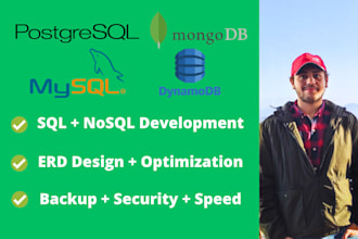 be senior database developer sql, mongo and dynamodb