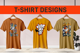 design graphic tshirt, trendy tshirt and typography tshirt in 3hrs