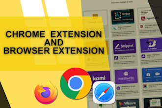 develop your professional chrome extension, browser addon