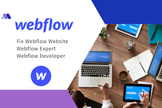 fix webflow website and become your webflow developer and webflow expert